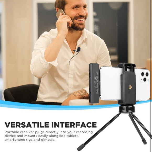 BOYA Wireless Lavalier Microphone iPhone iPad iOS Lapel Clip On Cordless Lav SM2 - Picture 3 of 7